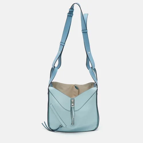 Loewe Hammock Medium Light Blue Leather