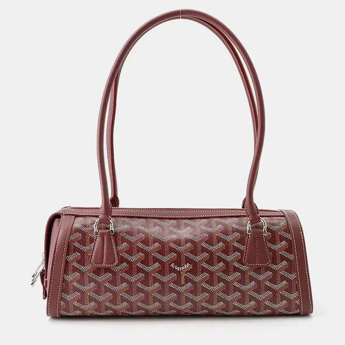 Goyard Bomboniere PM Burgundy Goyardine