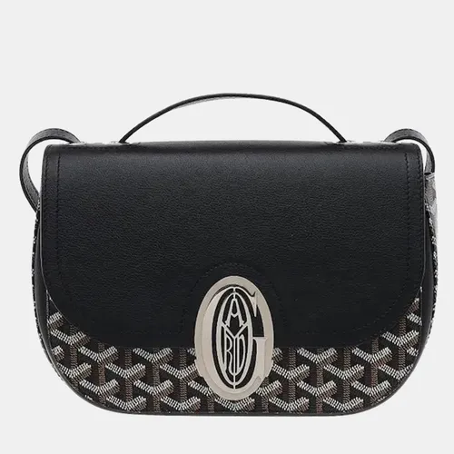 Goyard 233 PM Black Goyardine Canvas
