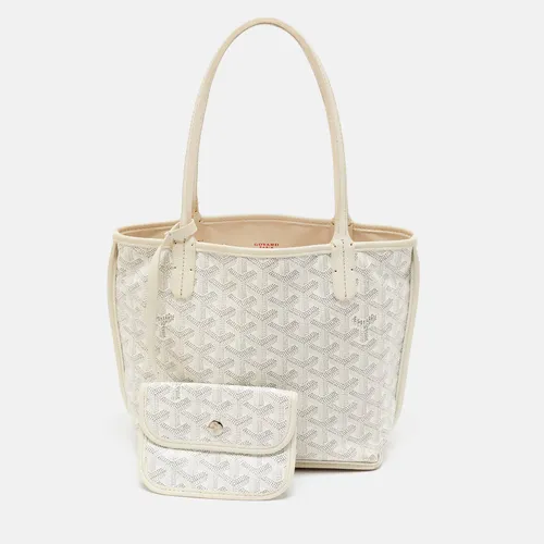 Goyard Anjou Mini Reversible White