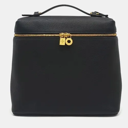 Loro Piana Extra Pocket Black Grained