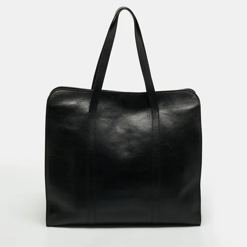 The Row Ben Black Leather Tote
