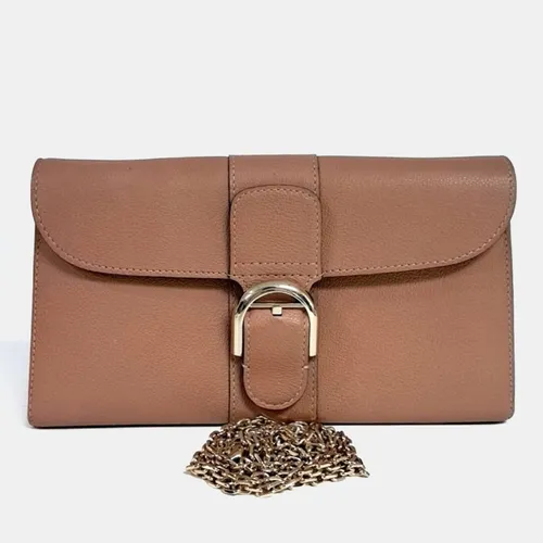 Delvaux Brillant Brown Leather Wallet Bag