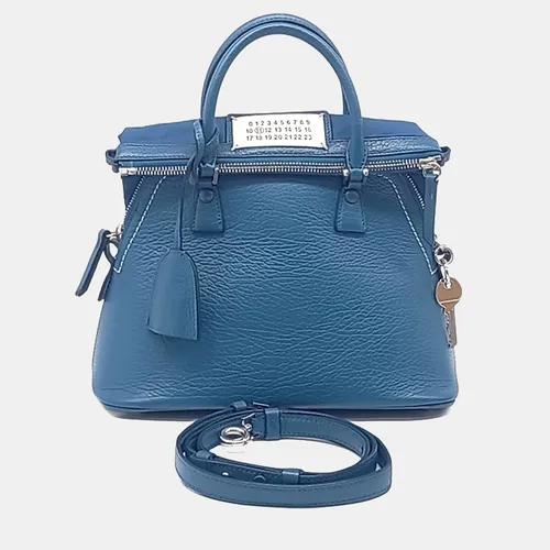 Maison Martin Margiela Blue Leather 5AC bag