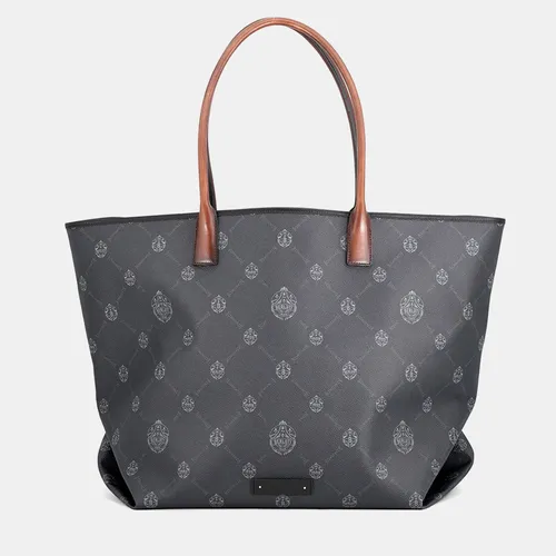 Berluti Black Monogram Canvas Leather Tote Bag