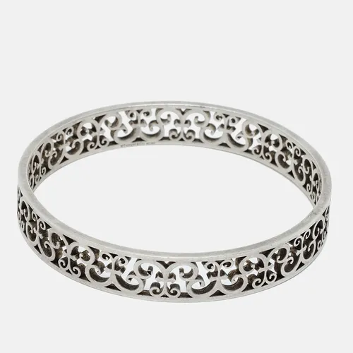 Tiffany & Co  Enchant Scroll 925 Sterling Silver Bangle Bracelet