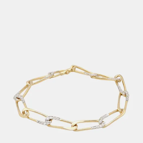 Cartier Chain 18k Yellow Gold Diamond Bracelet