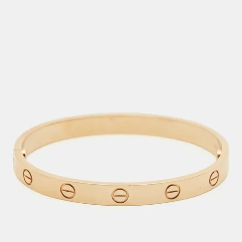 Cartier Love 18k Rose Gold Classic Model Bracelet 16