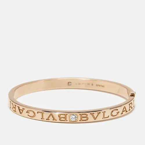Bvlgari Bvlgari Diamond 18K Rose Gold Bracelet S