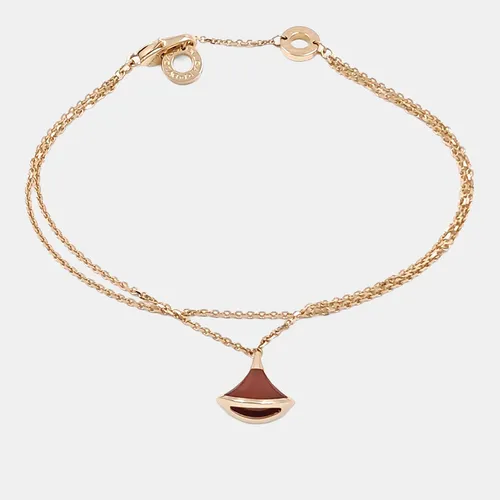 Bvlgari Divas' Dream 18k Rose Gold Carnelian Bracelet