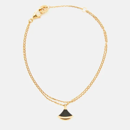 Bvlgari Divas' Dream Onyx 18k Rose Gold Bracelet SM
