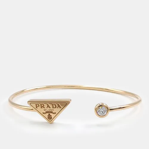 Prada Diamond Eternal Gold Bangle Bracelet