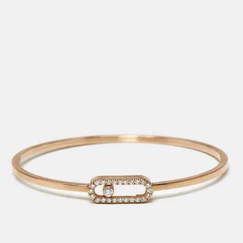 Messika Move Uno Diamond 18k Rose Gold Bracelet