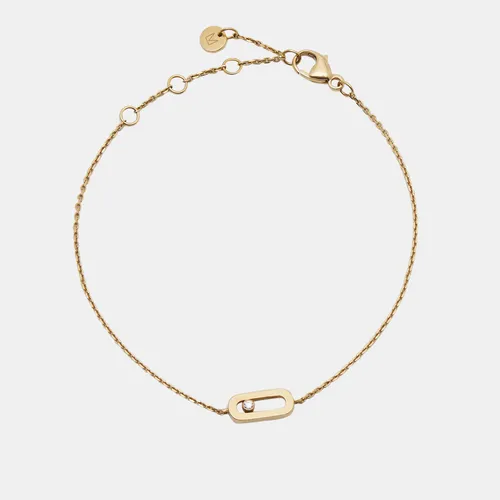 Messika Move Uno Diamond 18k Yellow Gold Mini Model Bracelets