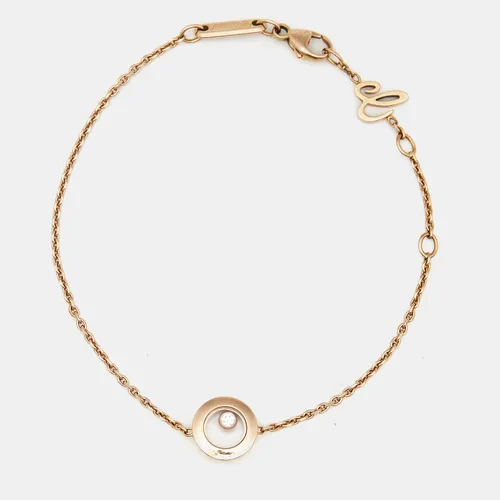 Chopard Happy Diamonds Icon Diamond 18k Rose Gold Bracelet
