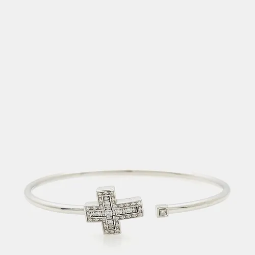 Damiani 18k White Gold Diamond Belle Époque Bracelet