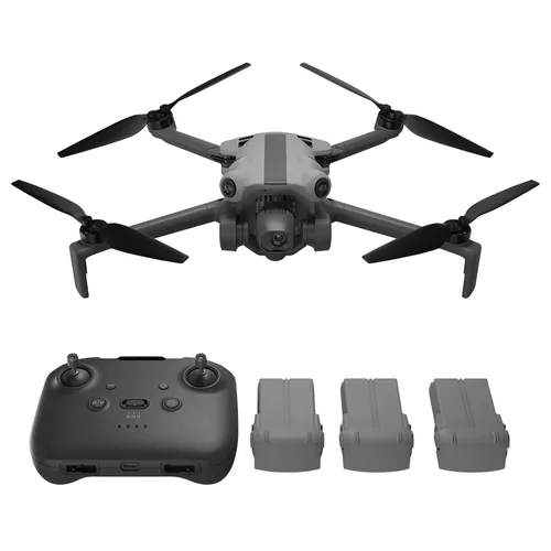 Skyrover X1 Combo Mini Drone with 3 Batteries, 4K Camera, 8K Photo Resolution, 50,000ft Transmission Range, Under 249g, 360° Obstacle Avoidance, Up to 96-Min Flight Time - Gray