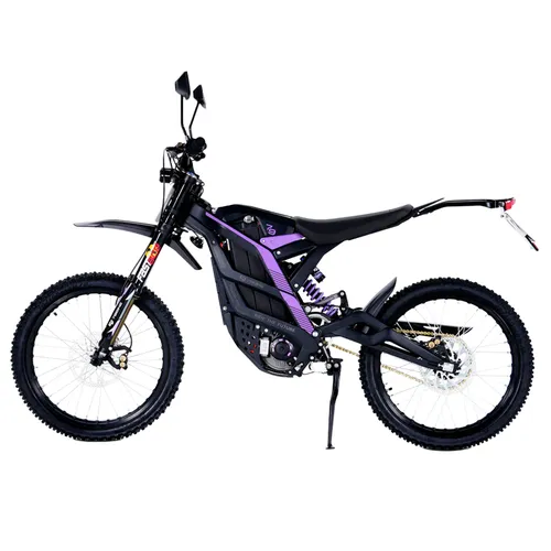 79BIKE Falcon Pro Electric Motorcycle, Road legal, 10kW Peak Power, 90km/h Max Speed, 72V 35Ah Removable Battery, 120km Range, NFC Unlock, Hydraulic Disc Brakes, Adjustable Suspension, All-Terrain Performance One-Year Warranty - Black & Purple