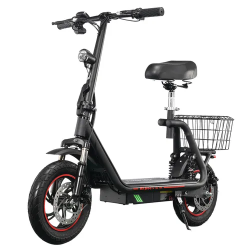 TWOFISH M5 PRO-S Electric Scooter, 500W Motor, 48V 13Ah Battery, 12-inch Tires, 25km/h Max Speed, 30km Range, Dual Disc Brake, Dual Front & Rear Suspension