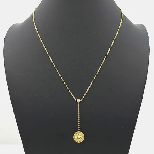 Christian Dior Diamond Rose de Vent Necklace