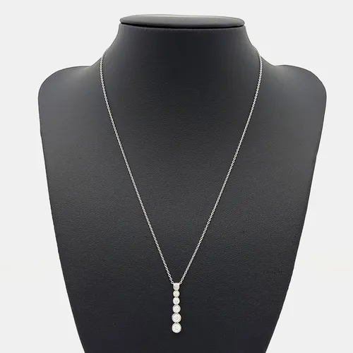 Tiffany & Co. Jazz Graduated Platinum Diamond Necklace