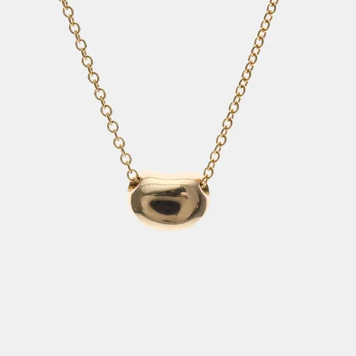 Tiffany & Co. Elsa Peretti Bean 18K Pink Gold Necklace