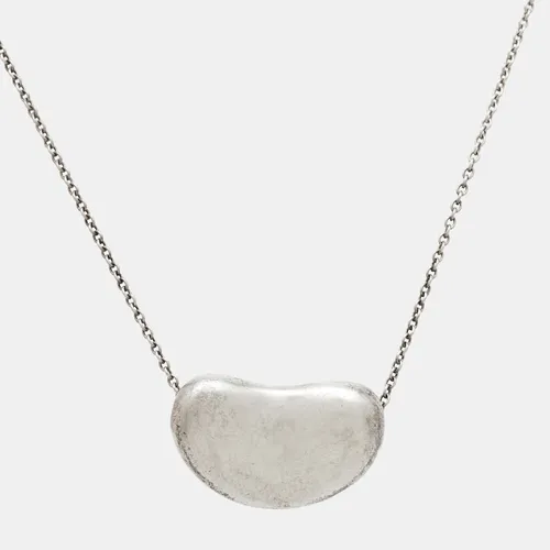 Tiffany & Co. Elsa Peretti Bean Sterling Silver Pendant Necklace