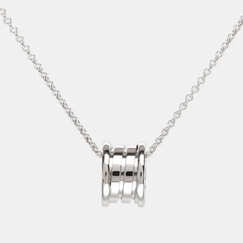 Bvlgari B.Zero1 18k White Gold Pendant Necklace