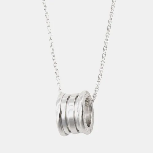 Bvlgari B.zero1 18k White Gold Women's Pendant Necklace
