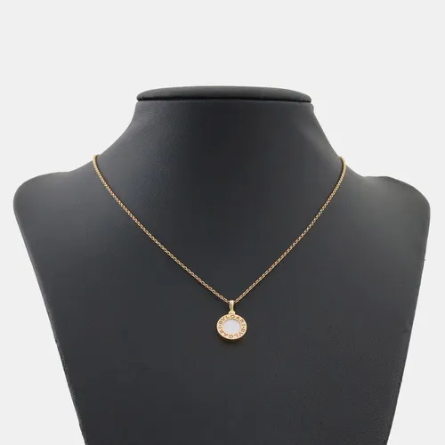 Bvlgari Bvlgari Bvlgari 18k Yellow Gold Mother of Pearl Necklace