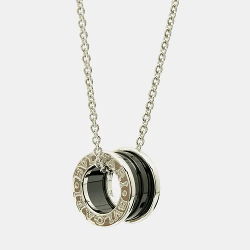 Bvlgari B.Zero1 Save The Children Ceramic Sterling Silver Necklace