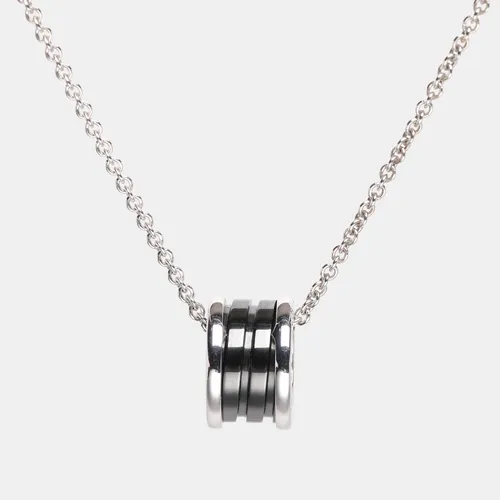 Bvlgari B. Zero1 Save the Children Ceramic Sterling Silver Pendant Necklace