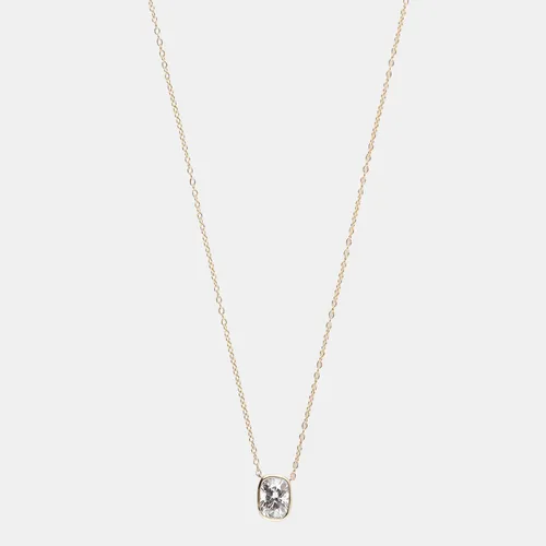 1.17ct 14k Yellow Gold Lab Grown Diamond Solitaire Pendant