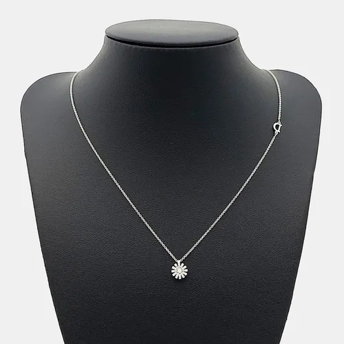 Damiani Margherita 18k White Gold Diamond Necklace