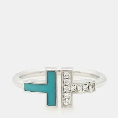 Tiffany & Co. T Wire Ring 18k White Gold