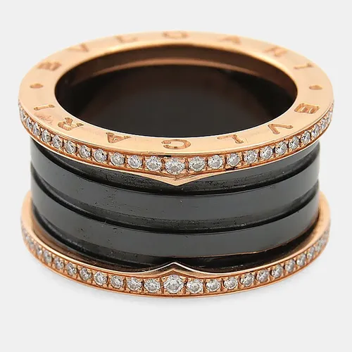 Bvlgari B.Zero1 18k Rose Gold Ceramic