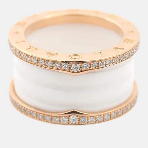 Bvlgari B.Zero1 18k Rose Gold Ceramic