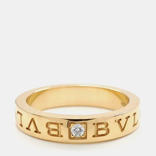 Bulgari 1P Diamond BB Ring EU 56