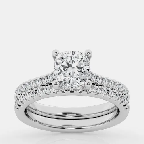 3ct 14k White Gold Lab Grown Diamond