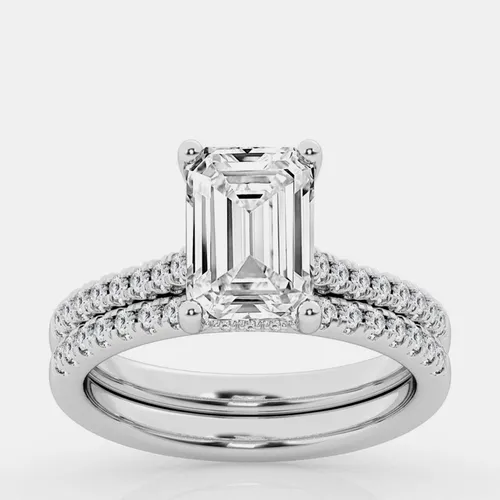 2.5ct 14k White Gold Lab Grown Diamond