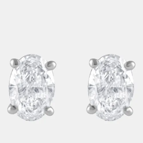 0.83ct 14k White Gold Lab Grown Diamond