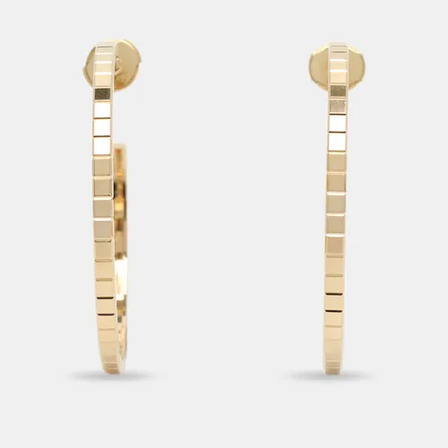 Chopard Ice Cube 18k Yellow Gold Hoop