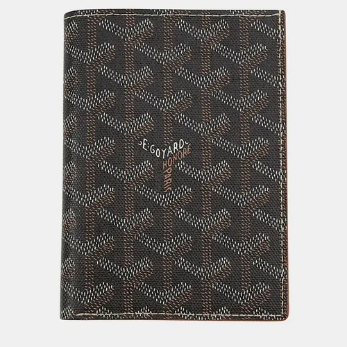 Goyard Herringbone Long Wallet Black/Tan