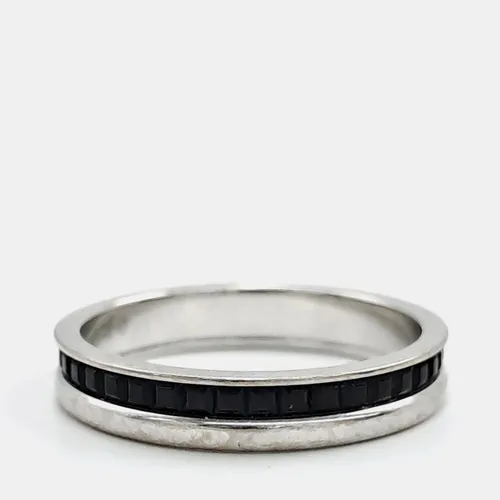 Boucheron Quatre Black Edition 18k White Gold Black Ceramic Ring