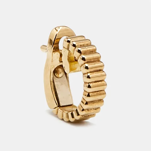 Boucheron Quatre Grossgrain 18k Yellow Gold Single Earring