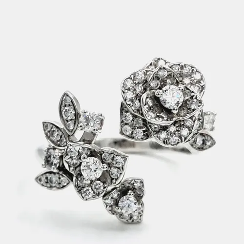 Piaget Rose 18k White Gold Diamond Ring