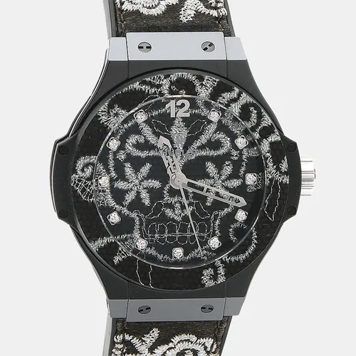 Hublot Big Bang Diamond Automatic Ceramic Titanium Men's Wristwatch 41 mm