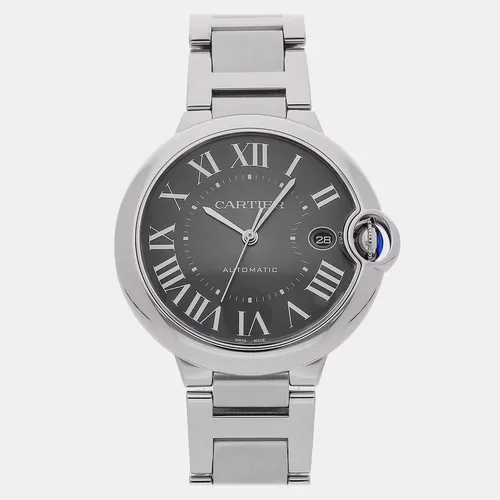 Cartier Ballon Bleu WSBB0060 Grey Stainless Steel Automatic Men's Wristwatch 40mm