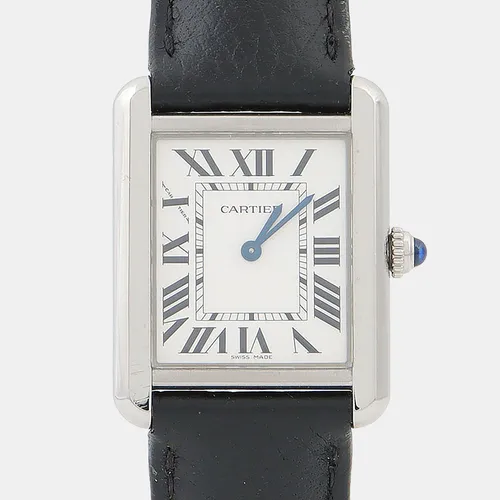 Cartier Tank Solo WSTA0030 Quartz White