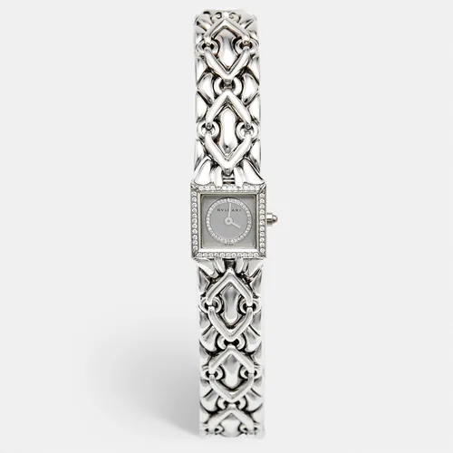 Bvlgari Trika BJ 07 Silver Dial 18k White